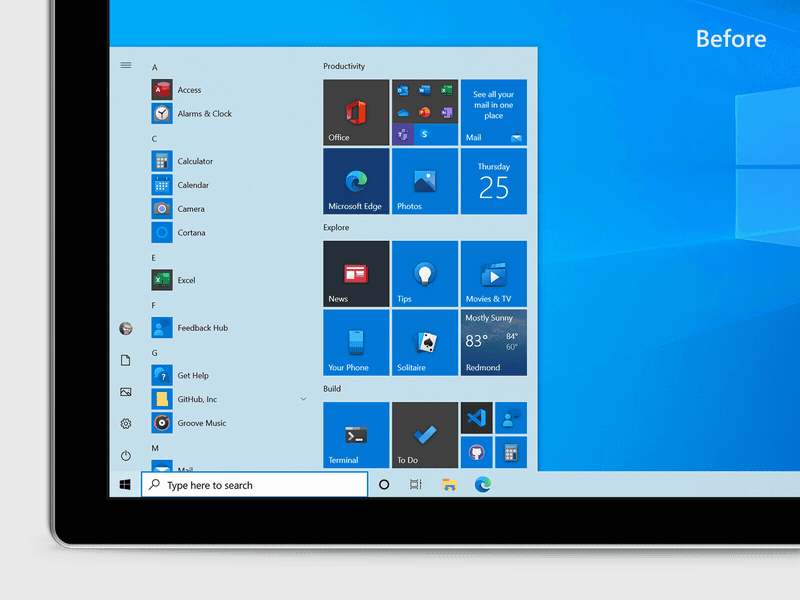 Microsoft icons redesigned, have a look