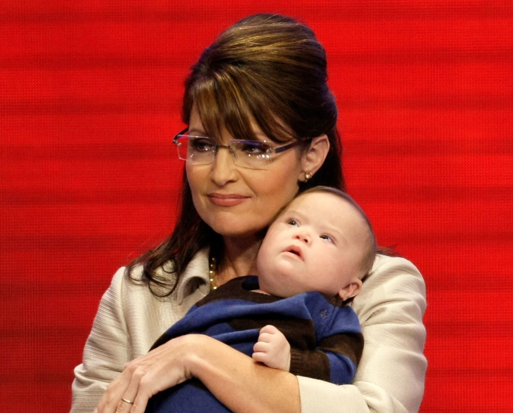 Congratulations!! Meet Sarah Palin's Youngest son! 