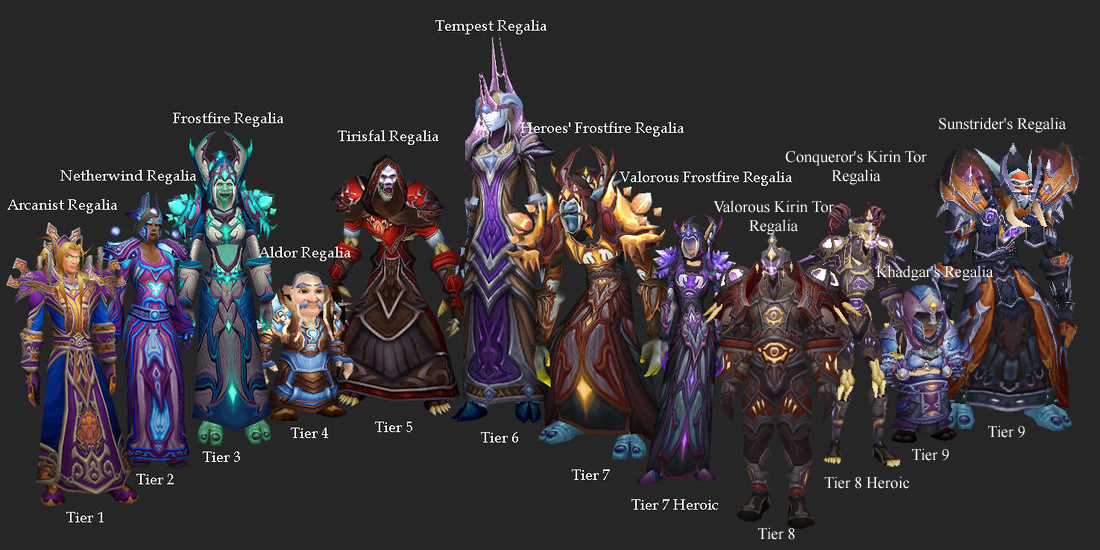 Detail Guide for Set of All Transmog for Mages