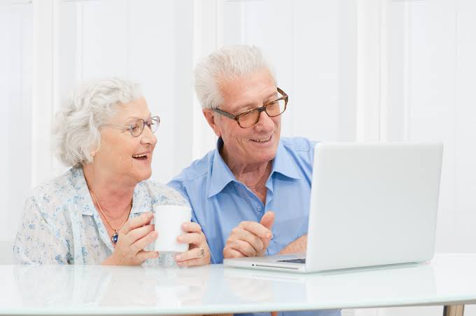Old People And Internet