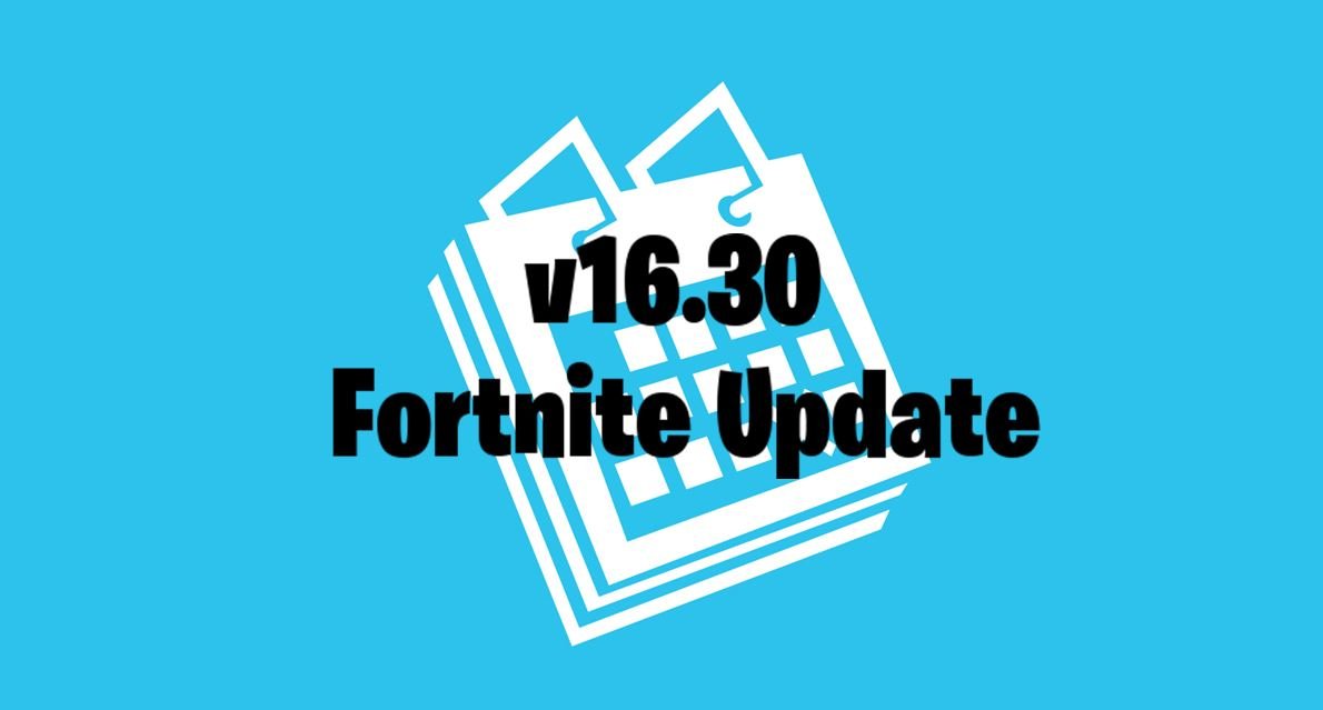 Fortnite Servers Maintenance for Update 16.30: Schedule