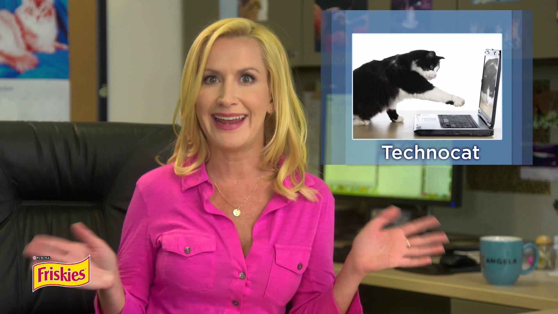 Angela kinsey paws for style